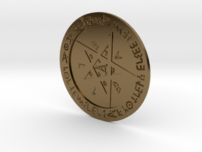 Sigil For Warding Old Age in Polished Bronze
