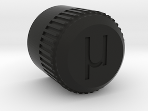 uBITX Encoder Knob in Black Premium Versatile Plastic