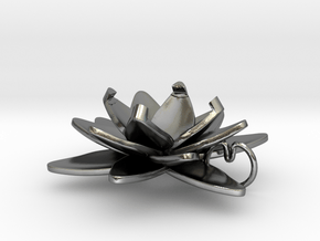 Lotus in Polished Silver