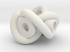 Endless Celtic-Knot  in White Natural Versatile Plastic