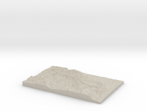 Model of Rimrock Lake in Natural Sandstone