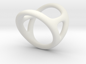 Ring for Diane d13 d15-4 L18 in White Premium Versatile Plastic
