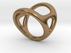 Ring for Diane d13 d15-4 L18 in Natural Brass