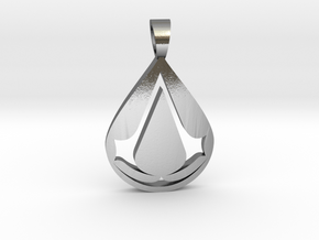 Assassin [pendant] in Polished Silver