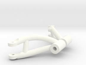 Tamiya Wild One and FAV replacement front arms in White Processed Versatile Plastic