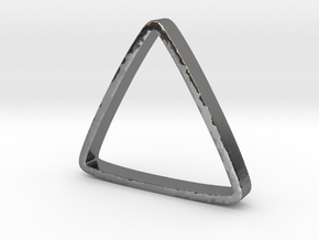 Ring Triangle US 8 in Polished Silver: 8 / 56.75