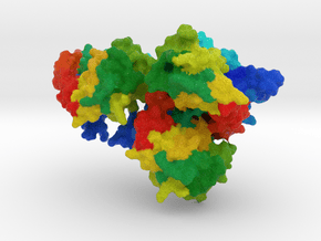 GluR2 Subunit of the AMPA in Full Color Sandstone