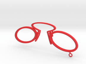 12b-ring-l in Red Processed Versatile Plastic