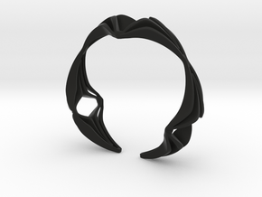 Youniq Edge Bracelet  in Black Premium Versatile Plastic: Extra Small