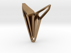 YOUNIVERSAL Edge, Pendant. in Natural Brass