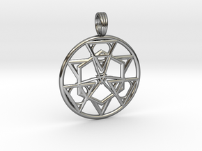 HOLY SYMMETRY in Fine Detail Polished Silver