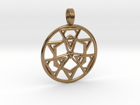 HOLY SYMMETRY in Natural Brass