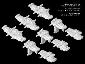 (Armada) SWTOR Fighter Set X in Tan Fine Detail Plastic