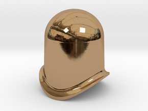 L&B-style dome to fit 16mm-scale locomotives in Polished Brass