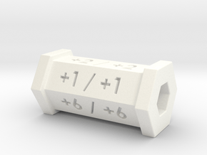 +1/+1 Counter in White Processed Versatile Plastic