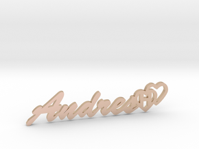 andres in 14k Rose Gold Plated Brass