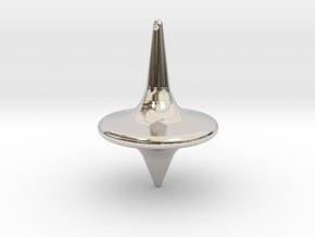 Inception Keychain in Rhodium Plated Brass