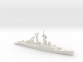 Salisbury-class frigate, 1/1800 in White Natural Versatile Plastic