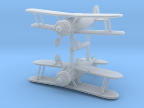 1/285 (6mm) Gloster Gladiator Mk.I (x2) in Smooth Fine Detail Plastic