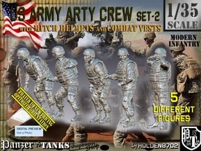 1/35 US Arty Crew Cold Weather Set2 in Smooth Fine Detail Plastic