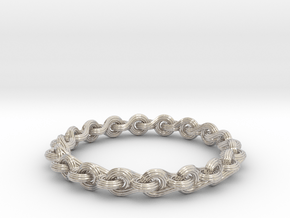 Ocean Breeze Bracelet in Rhodium Plated Brass