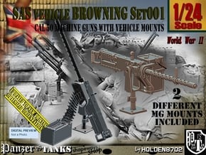 1/24 Browning cal 50 M2 set001 in Smooth Fine Detail Plastic