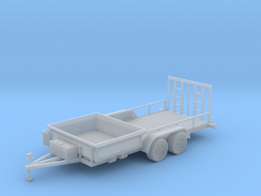 Dump Trailer Long Solid Bed 1-50 Scale in Tan Fine Detail Plastic