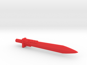 Grimlock's Sword (Power of the Primes) in Red Processed Versatile Plastic: Large