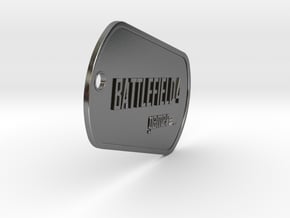 BF4 Gamer Dog Tags in Polished Silver