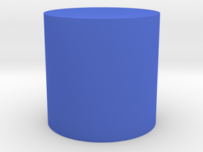 Cylindre - Cylinder in Blue Processed Versatile Plastic