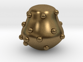 Bubble Drop Bead in Natural Bronze