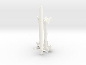 Frontsaugarm System "Hansmeier" in White Processed Versatile Plastic: 1:32