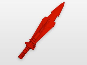 POTP Snarl G1 Sword in Red Processed Versatile Plastic