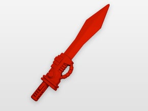POTP Sludge G1 Sword in Red Processed Versatile Plastic