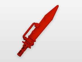 POTP Swoop G1 Sword in Red Processed Versatile Plastic