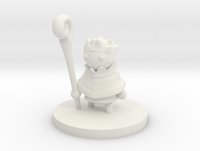 Druid (small) in White Natural Versatile Plastic