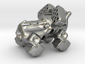 The intrepid cannon space-crawler! in Natural Silver