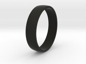 Outer ring for DIY bicolor ring in Black Premium Versatile Plastic