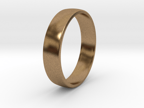 Outer ring for DIY bicolor ring in Natural Brass