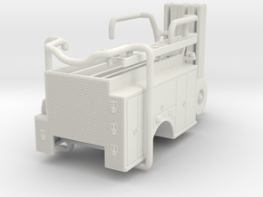 1/87 ALF Engine Body compartment doors #1 in White Natural Versatile Plastic