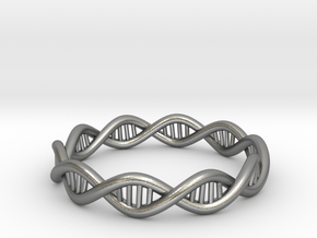 DNA Ring - Size 7 in Natural Silver
