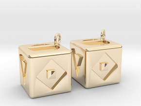 Han Solo's Dice in 14K Yellow Gold