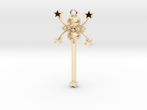 star wand in 14k Gold Plated Brass