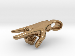 Punk Hand in Polished Brass