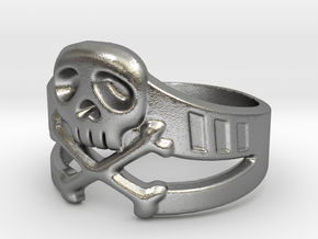 Space Captain Harlock | Ring Size 10.5 in Natural Silver
