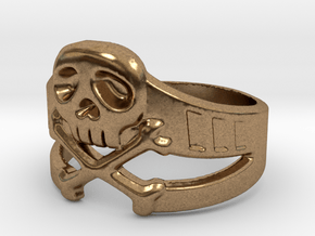 Space Captain Harlock | Ring Size 10.5 in Natural Brass