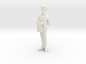 1/24 Butler Standing-by in White Natural Versatile Plastic