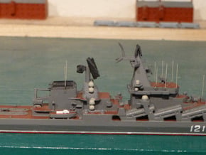 1/1250 Soviet Slava Missile Cruiser in Tan Fine Detail Plastic