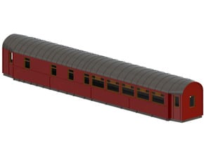 ABo3a - Swedish passenger wagon in Tan Fine Detail Plastic
