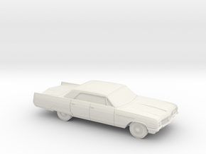 1/87 1964 Buick Electra Pillarless Sedan in White Natural Versatile Plastic
